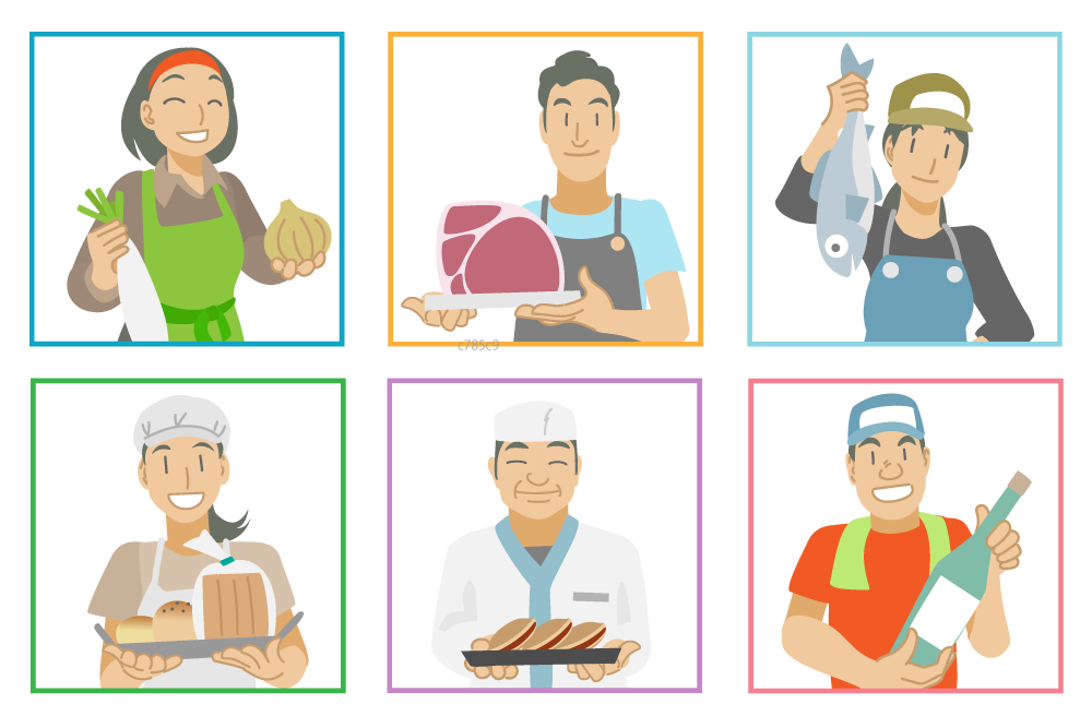 飲食料品販売店員